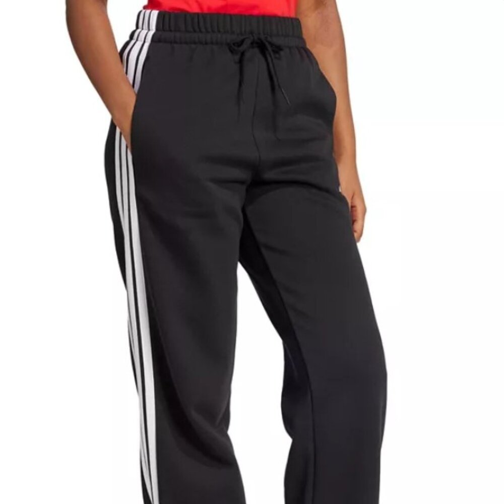 ADIDAS Women's Essentials 3-Stripes Fleece Slim Pants